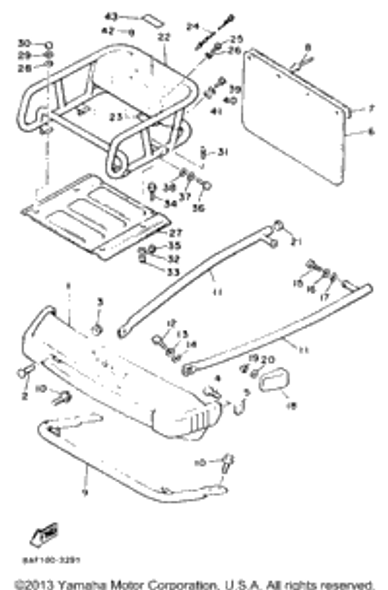 Screw, Bind 1994 BRAVO LT (BR250TU) 98906-05012-00