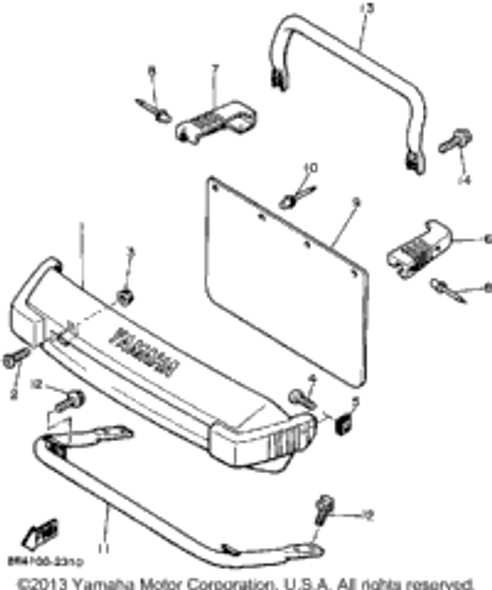 Screw, Bind 1989 BRAVO (BR250N) 98906-05012-00