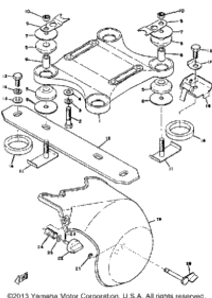 Pin, Spring 1969 SL396 91690-25016-00