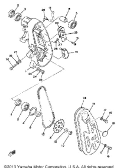 Screw, Pan Head (92503-06010-00 1979 ET300C 98580-06010-00