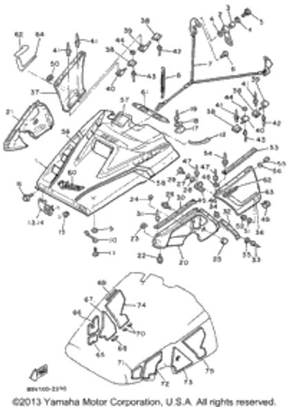 Collar 1992 VENTURE GT (VT480GTS) 90387-06241-00