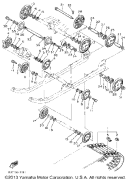 Circlip 1987 SRV (SR540L) 99009-42500-00