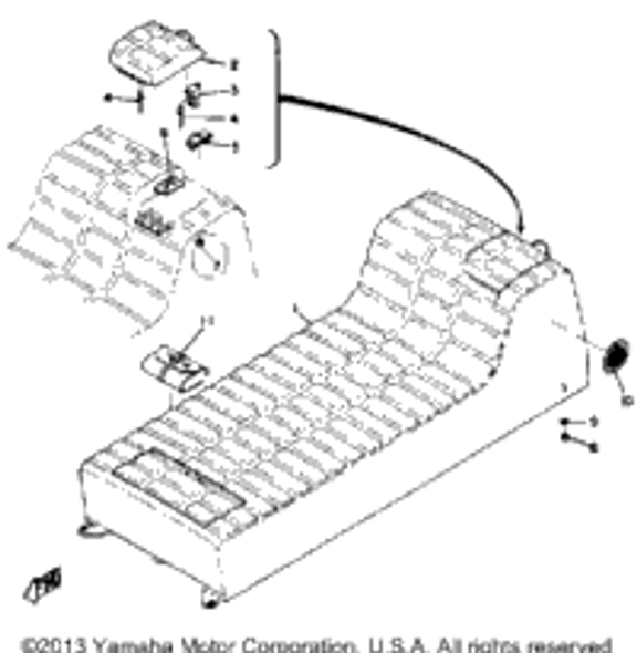 Nut 1974 SL433F 95380-06700-00