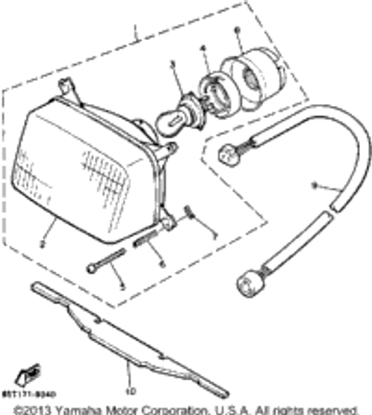 Clip 1989 ENTICER LTR (LONG TRACK+REVERSE) (ET400TRN) 8K4-84374-00-00