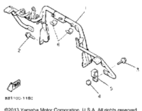 Bolt, Flange 1992 VENTURE XL (VT480S) 95811-06030-00