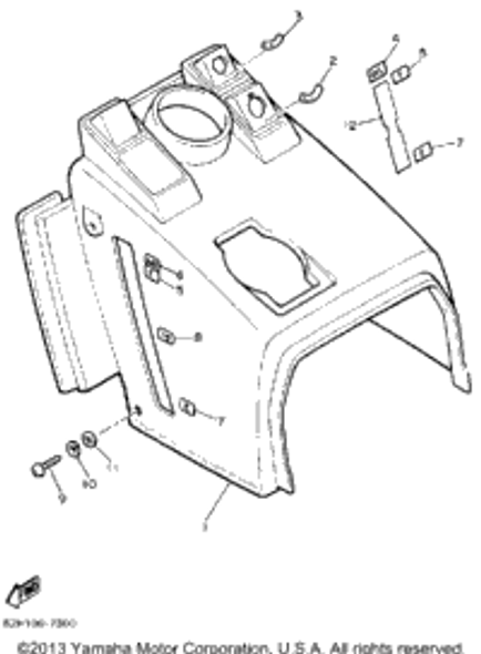 Washer, Plate 1987 ENTICER 340 (ET340L) 90201-05721-00