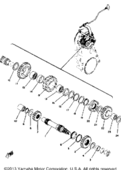 Circlip 1974 TW433F 99009-30400-00