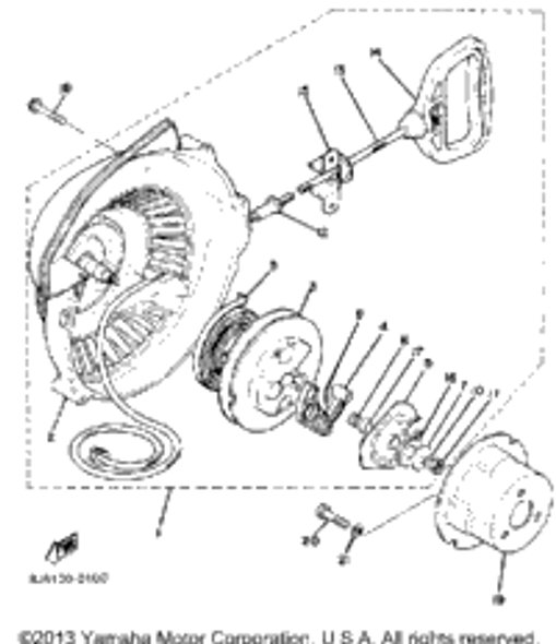 Bolt, Flange 1983 EC340G 95811-06045-00