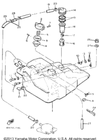 Clip 1987 PHAZER (PZ480L) 90467-11009-00