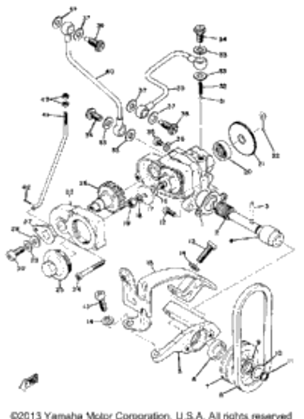 Gasket, Pump Case (8Y0-13116-00 1969 SL338 3MT-13116-00-00