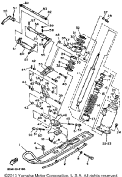 Bush, Bimetal Formed 1989 EXCITER (EX570N) 90384-14091-00