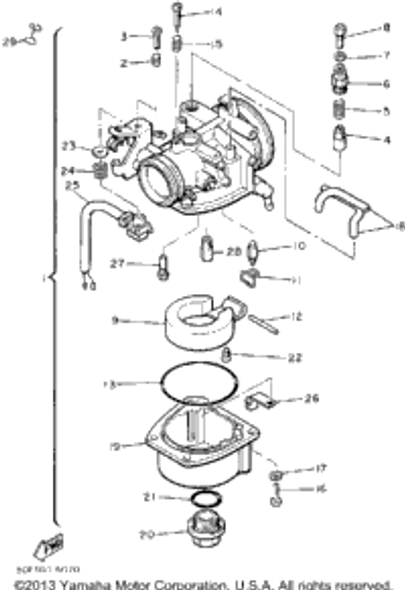 Spring, Compression 1987 BRAVO T (LONG TRACK) (BR250TL) 90501-08443-00