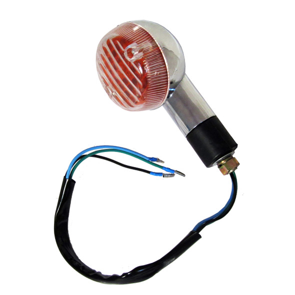 Each motorcycle turn signal comes with a dual filament bulb and three color coded, extra long wires which makes hooking them up super easy.