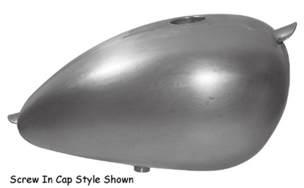 "High Height Frisco Style" 1.8 Gallon Custom, Bobber Motorcycle Steel Gas Tank