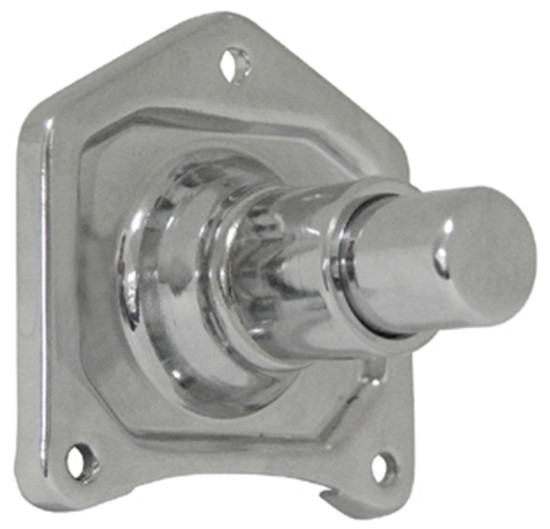 V-Factor Chrome Solenoid Cover Push Button Starter for Harley Softail Motorcycle Models 1989-2017