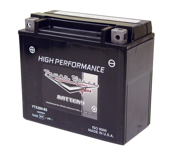 Powerhouse Plus High Performance AGM Motorcycle Battery 230 CCA for Harley, Indian, & Custom
