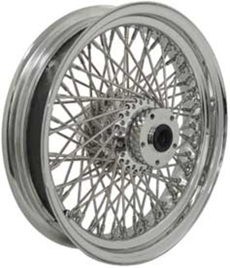 V-Factor 80 Spoke 16" X 3.5" Chrome Billet Rear Steel Wheel Rim Hub for 2000-2001 Harley FLT models