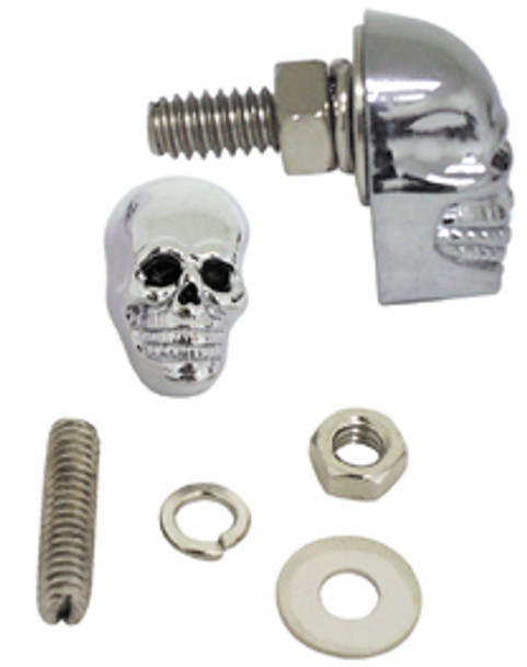 DIE CAST SKULL MOUNT FASTENERS FOR ALL MOTORCYCLES