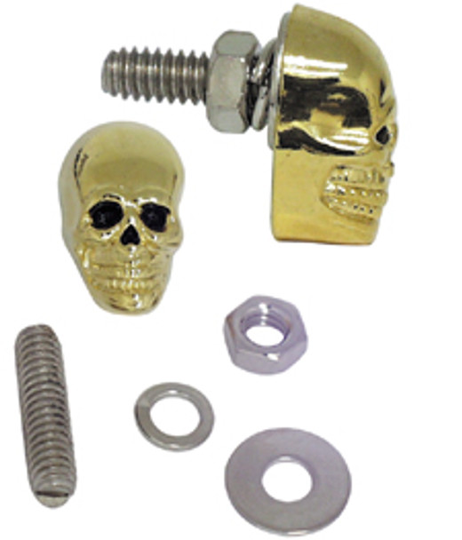 DIE CAST SKULL MOUNT FASTENERS FOR ALL MOTORCYCLES