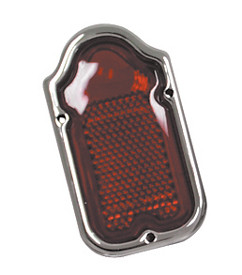 Taillight Lens Only Tombstone Taillight Red For Harley 1947-1954 Models HD# 68090-47T
