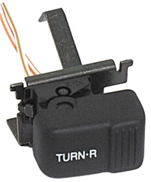 Black Right Turn Switch with white lettering Fits Big Twin & Sportster 1996-Later, VRSC 2002-Later Replaces HD# 71591-96