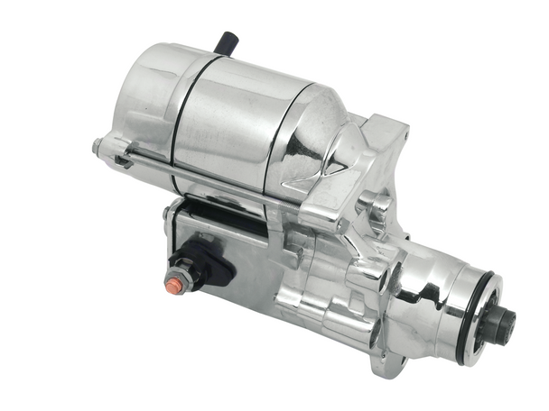 V-Factor Chrome High Torque Starter Motor For Harley Dyna 2006-Later & Big Twin 2007-Later