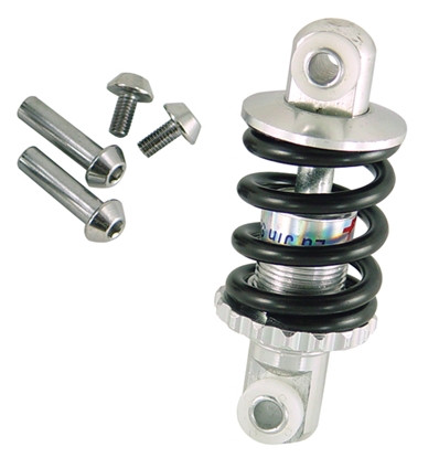 Hardbody Mini Shock For Solo Seats 5" Black Billet 300lbs/inch