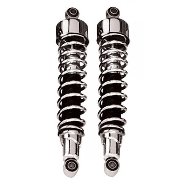 Chrome Shock Absorbers Pair 14 & 1/4" Fits Harley Sportster 1975-78 HD# 54504-75