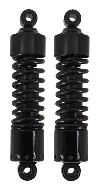 Shock Absorbers Pair Black Dual Cover 11" Fits Harley Big Twin 4 speed 1973-86 HD# 54509-73A
