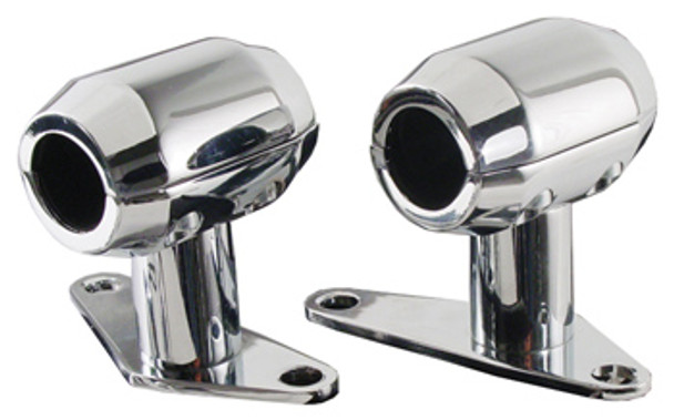 Hardbody Billet Removable Front Fender Mounts Chrome For Hardbody Wide Custom Springer Set