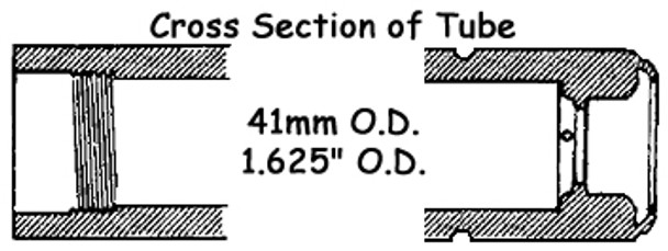 FORK SLIDER TUBES FOR BIG TWIN & SPORTSTER