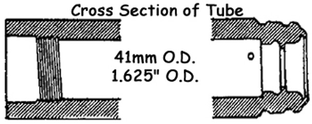FORK SLIDER TUBES FOR BIG TWIN AND SPORTSTER