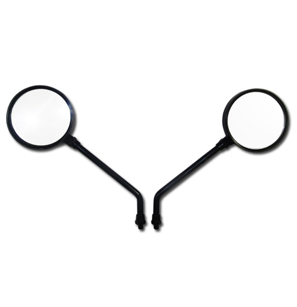 Black Viking Motorcycle Handlebar Mirrors for Honda VF 750, VF 1214