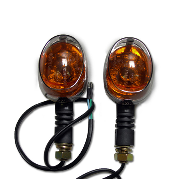 Want a pair of turn signals that will not only look great but last long? Check out our black turn signals which feature dual lens construction- designed to offer double the protection against damage, compared to ordinary turn signals.