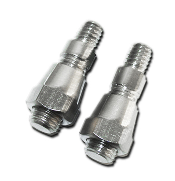 Motorcycle Mirror 10mm Thread Adapters for Metric Bikes Pair