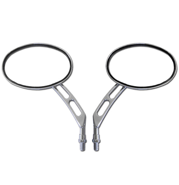 Honda CR125, CR250 Chrome Billet Euro Sport Motorcycle Mirrors