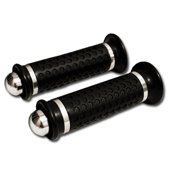 These gel rubber motorcycle grips are heavy duty made and 100% weather-proof.  They perform better in wet weather conditions, compared to regular motorcycle grips.  The gel rubber material helps you to keep a firm grip on them, enabling throttle tuning to be smooth and precise especially in wet weather conditions.