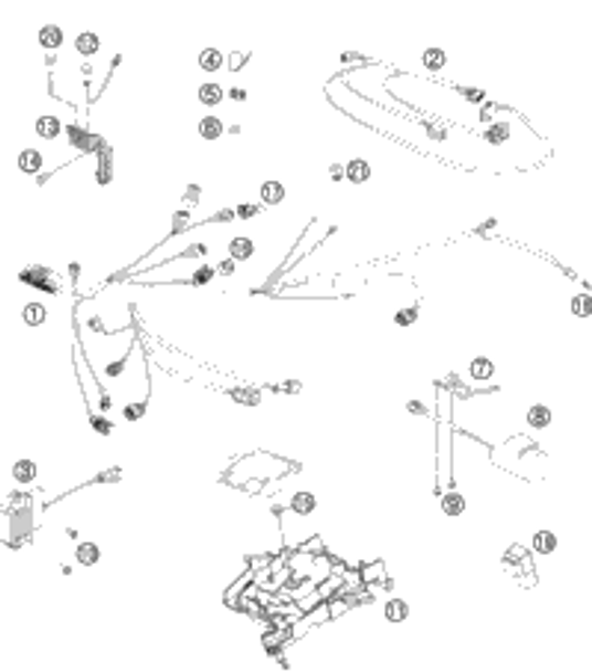 KTM CAMSHAFT OUTLET REAR 2011 990 Adventure DAKAR 61136110000