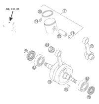 KTM CARBURETOR DEL. PHVA 12XS 05 2010 50 SX Mini 45131001300