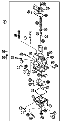 KTM OUTER CLUTCH HUB LOOSE  2003 2003 250 SX 54832001000