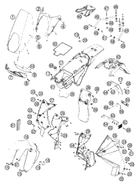 KTM FRONT HUB CPL.       03 2004 640 LC4 Adventure 60009010044