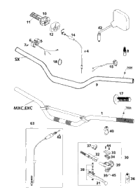 KTM MASTER CYLINDER CPL. 9,5MM 04 2004 200 EXC 50302030200