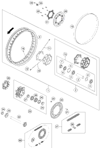 KTM IGNITION LOCK 2011 990 Adventure R USA 60111066000