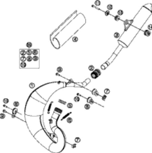 KTM BRAKE CALIPER REAR CPL.65SX 09 09 2015 65 SX 46213080000