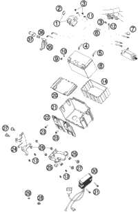 KTM BATTERY 12V/11AH      03 03 2015 1190 ADV R 60011053000