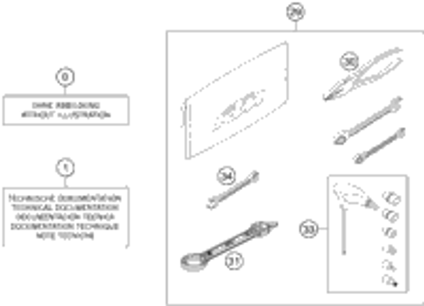 KTM CON.ROD REPAIR KIT   125'07 07 2013 125 SX 50330015100