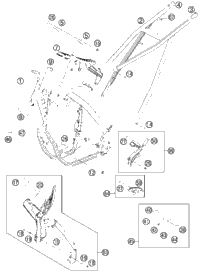 KTM PISTON I CPL. 250 As Required 2014 250 XCF 77730007100 I