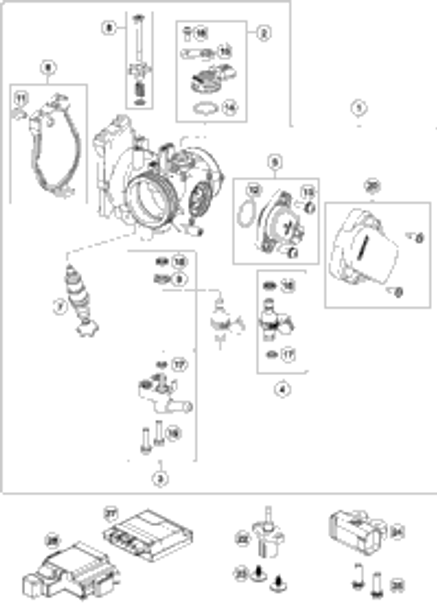 KTM APS UNIT CPL.       2010 2010 2012 690 Enduro 75041101044