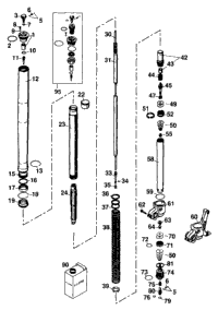 KTM CARTRIDGE CPL. ADV ABS   07 07 2010 990 Adventure Orange ABS 48600140S