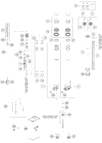 KTM Piston rod D12 M9X1 L385 cpl. 2018 350 SX-F 48601574S2